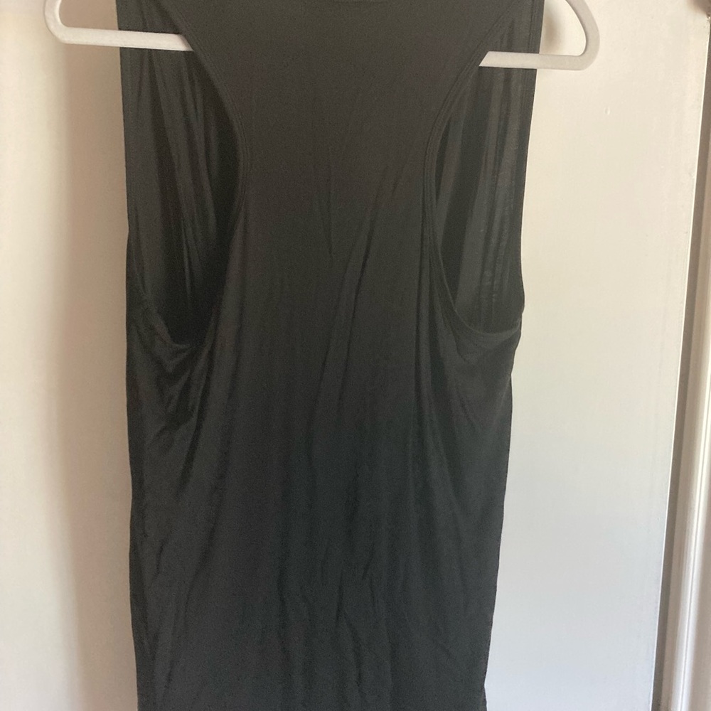 NWT Banana Republic black pull over open front top. Size L - Picture 3 of 5